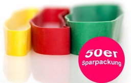 Zeige Details für Rubberband, rot = mittel - 50er Sparpackung Bild von Rubberband, rot = mittel - 50er Sparpackung