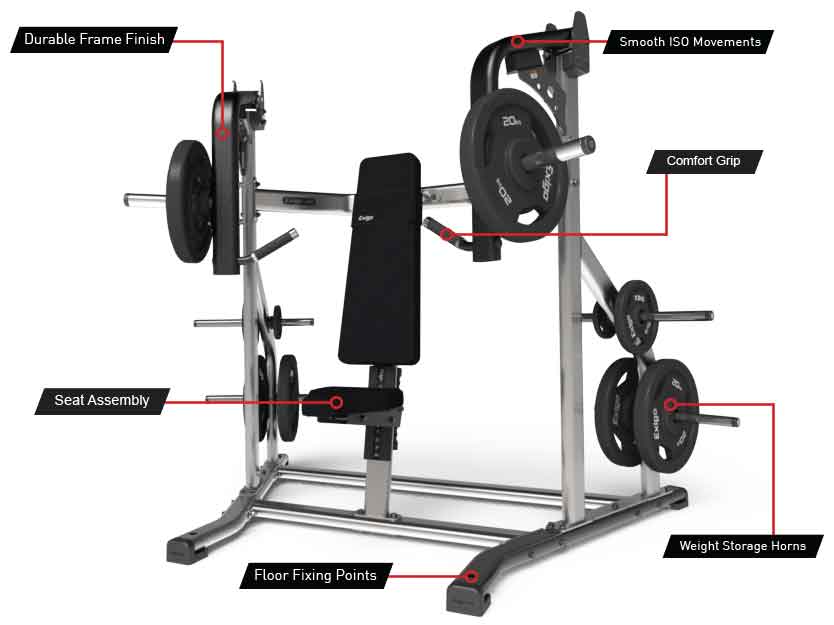 Exigo Incline Chest Press Model 2018